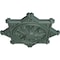 Ekena Millwork Antilles Ceiling Medallion (Fits Canopies up to 6"), Hand-Painted Cloud Burst, 38 1/4"OD x 1 1/2"P CM38ANCBF - alternate 3
